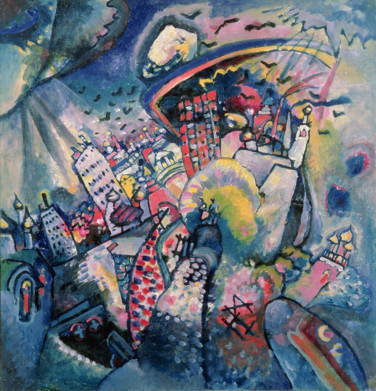 カンディンスキー、モスクワ 1、希少な画集より、状態良好 モスクワI、1916 | アートプリント